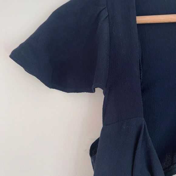 Reformation navy mini dress - Picture 8 of 9